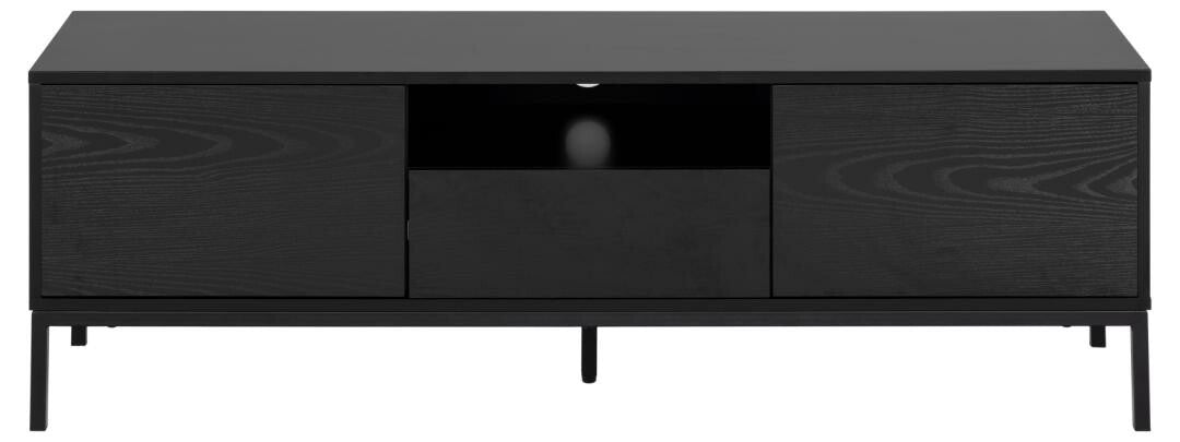Tv staliukas Seaford 0000092500, Spalva: Juodas uosis + Juoda