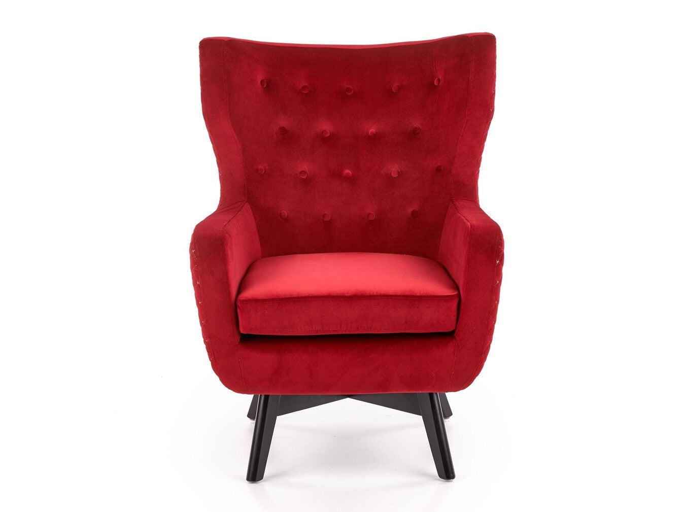 Fotelis MARVEL, Spalva: Raudona + Juoda