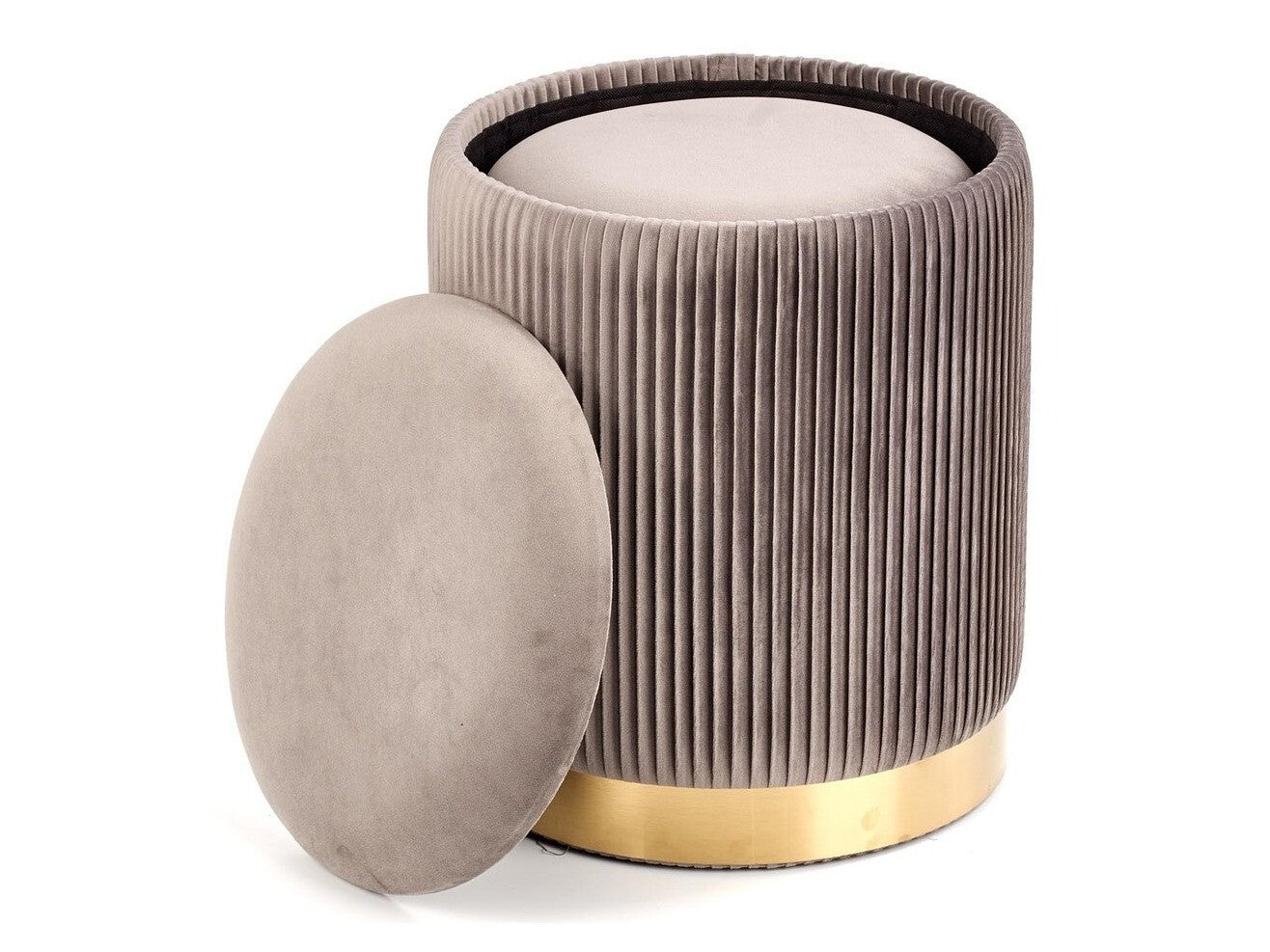 Pufų komplektas MONTY V-CH-MONTY-PUFA-POPIEL Spalva: Pilka