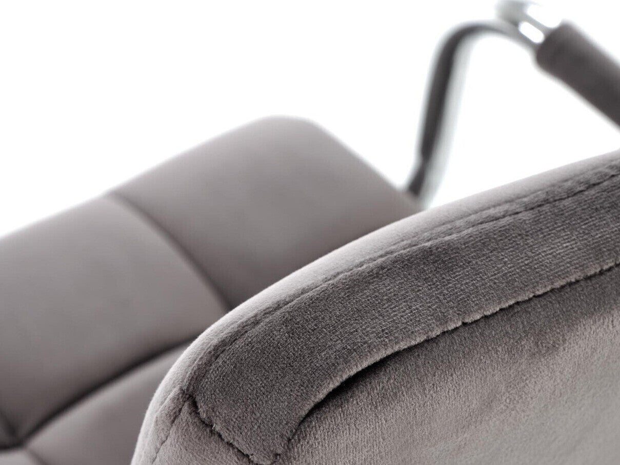 Biuro kėdė GONZO 4 V-CH-GONZO 4-FOT-POPIEL (Pilka + Sidabrinė)