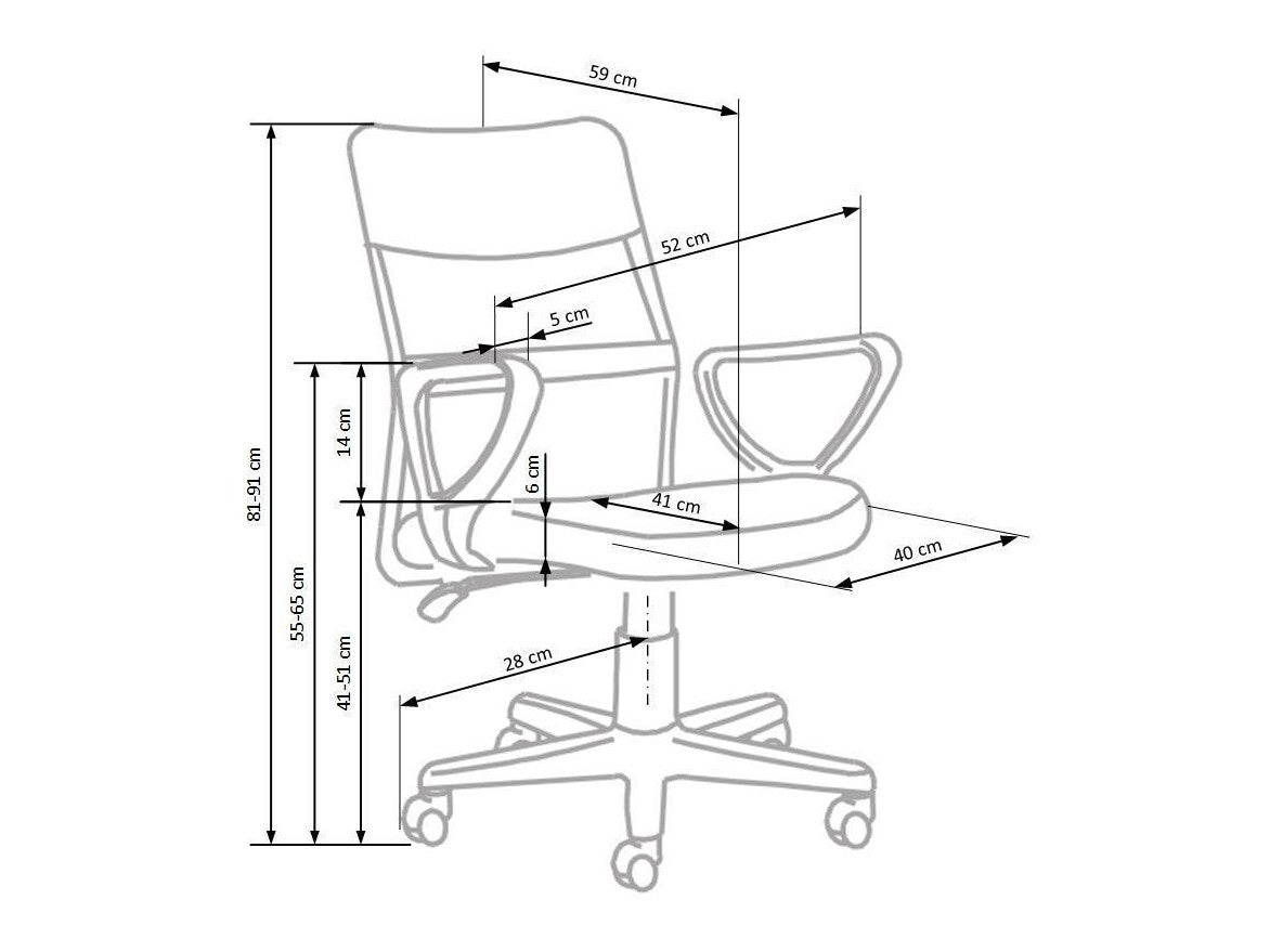 Vaikiška kėdė Timmy, Spalva: Pilka