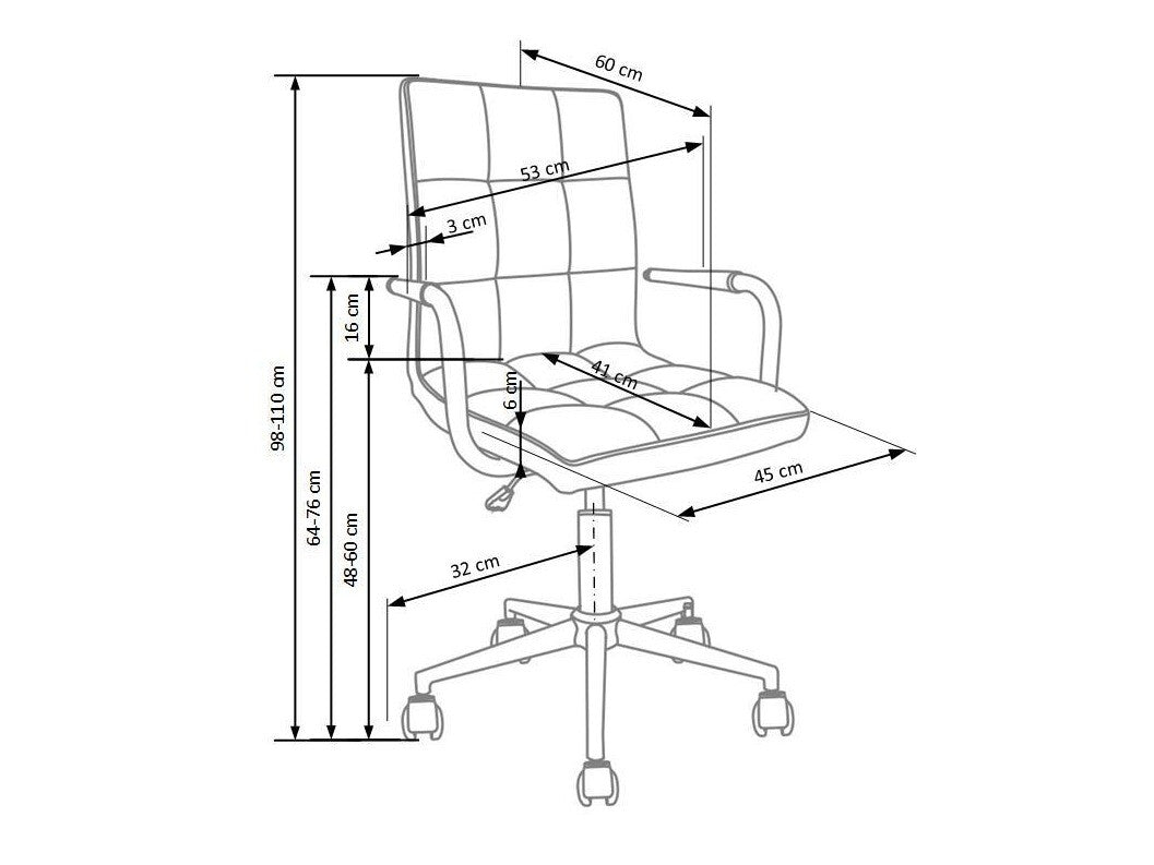 Vaikiška kėdė GONZO 2, Spalva: Violetinė