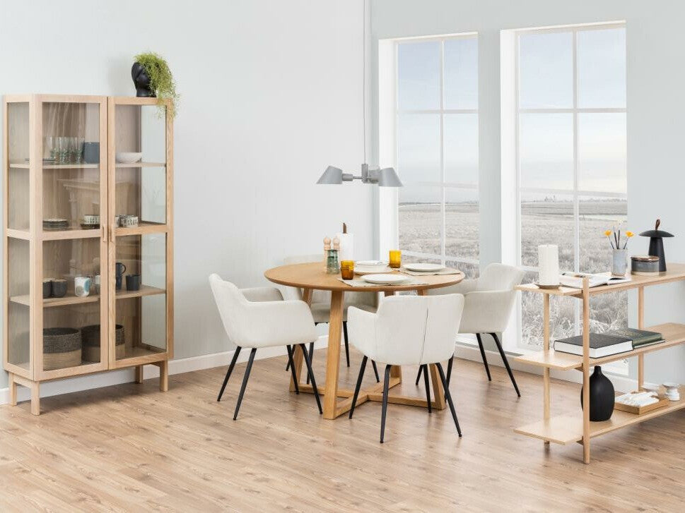 Stalas Malika dining stalas natural 0000096676 (Ąžuolas)