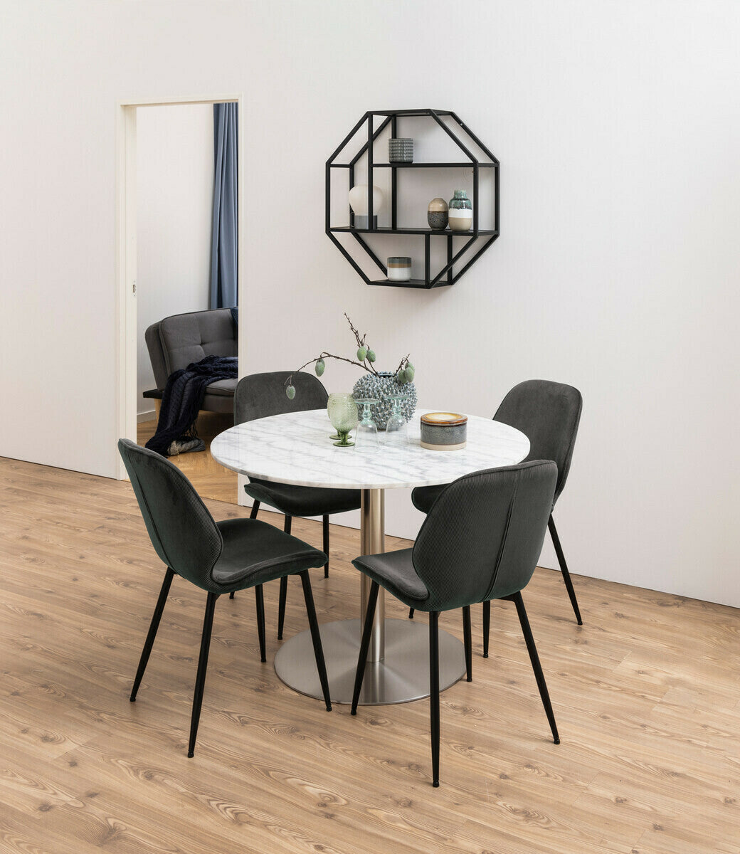Pakabinama lentyna Seaford 0000089690, Spalva: Juoda