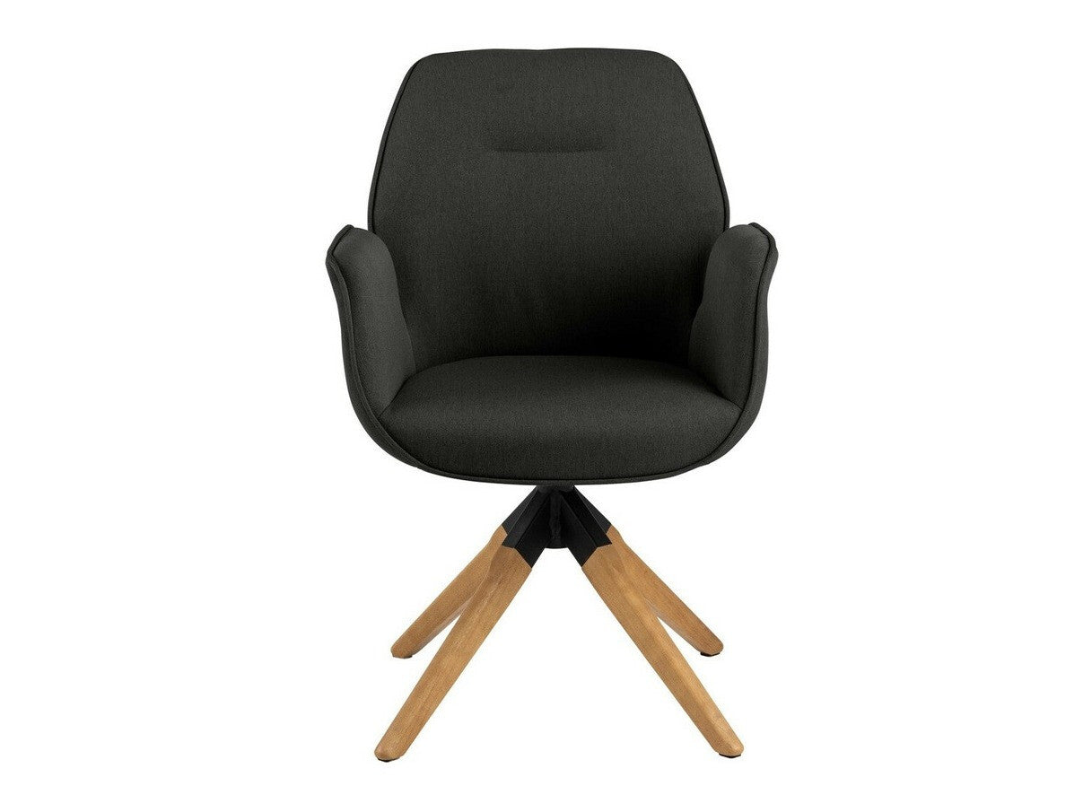 Kėdė Aura 0000090269, Spalva: Tamsi pilka + Šviesus medis