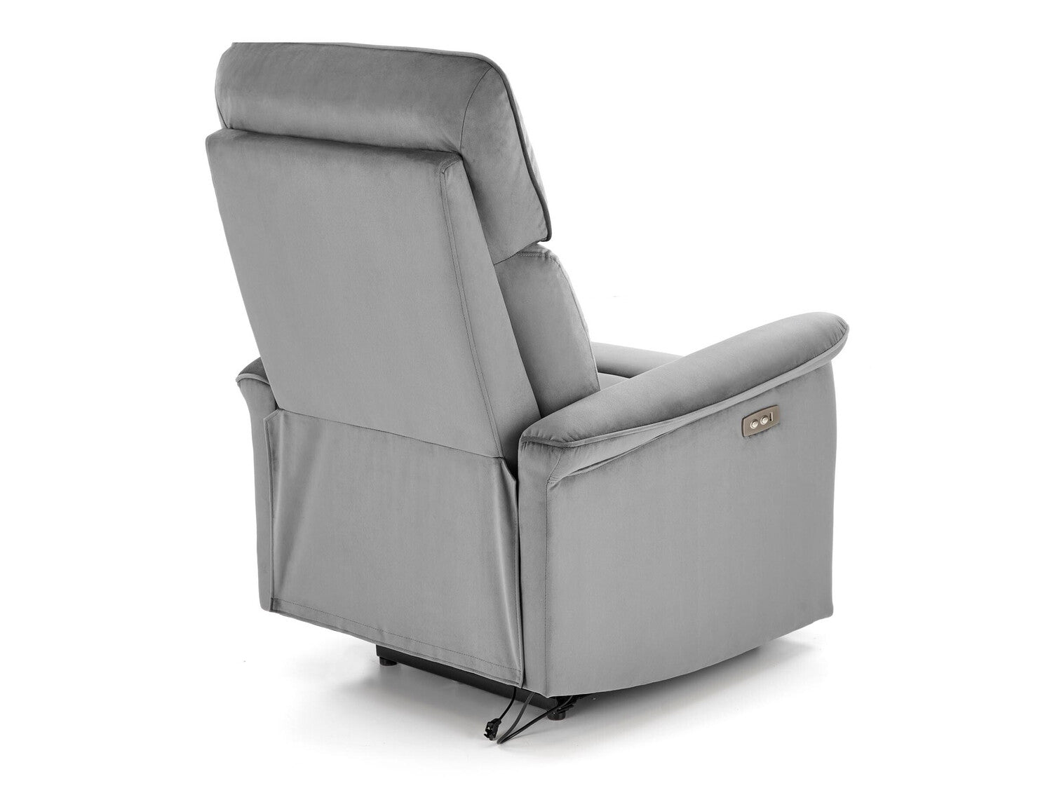 Fotelis reglaineris SEMIR leisure kėdė, pilka V-CH-SEMIR-FOT-POPIELATY Spalva: Pilka