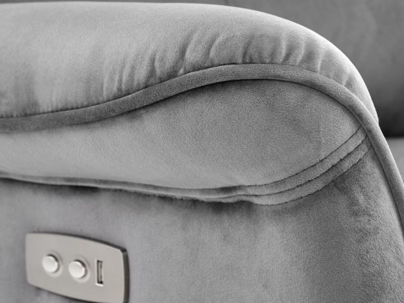 Fotelis reglaineris SEMIR leisure kėdė, pilka V-CH-SEMIR-FOT-POPIELATY Spalva: Pilka