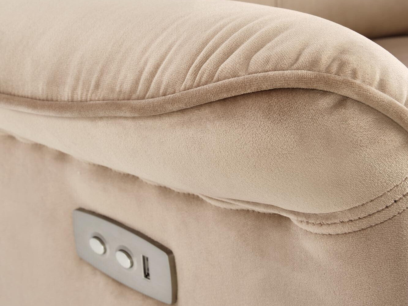 Fotelis reglaineris SEMIR leisure kėdė, smėlio V-CH-SEMIR-FOT-BEŻOWY Spalva: Beige