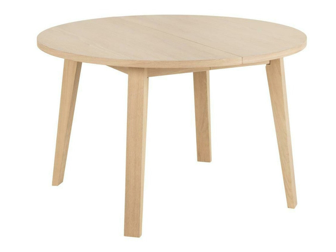 Stalas A-Line dining stalas balta H000023040, Spalva: Šviesus medis, Stalo prailginimas: Yra