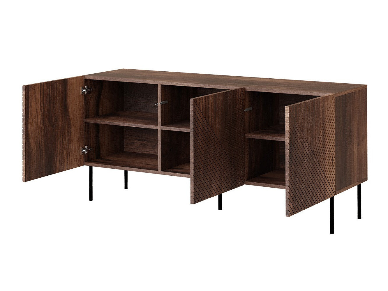 Svetainės komplektas Meble ART DECO I Orzech Warmia/Orzech Warmia Lakierowany 5903211302619