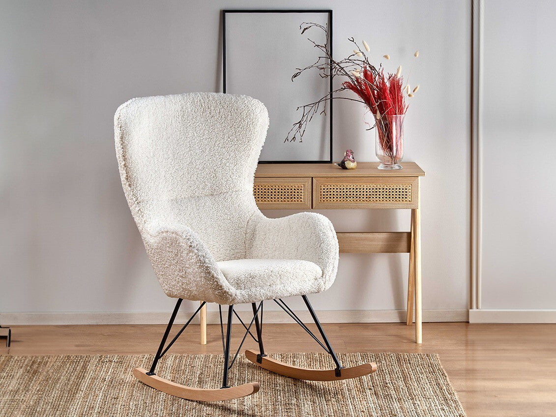 Supama kėdė LIBERTO 2 leisure fotelis kreminė / juoda / natural V-CH-LIBERTO_2-FOT-KREMOWY