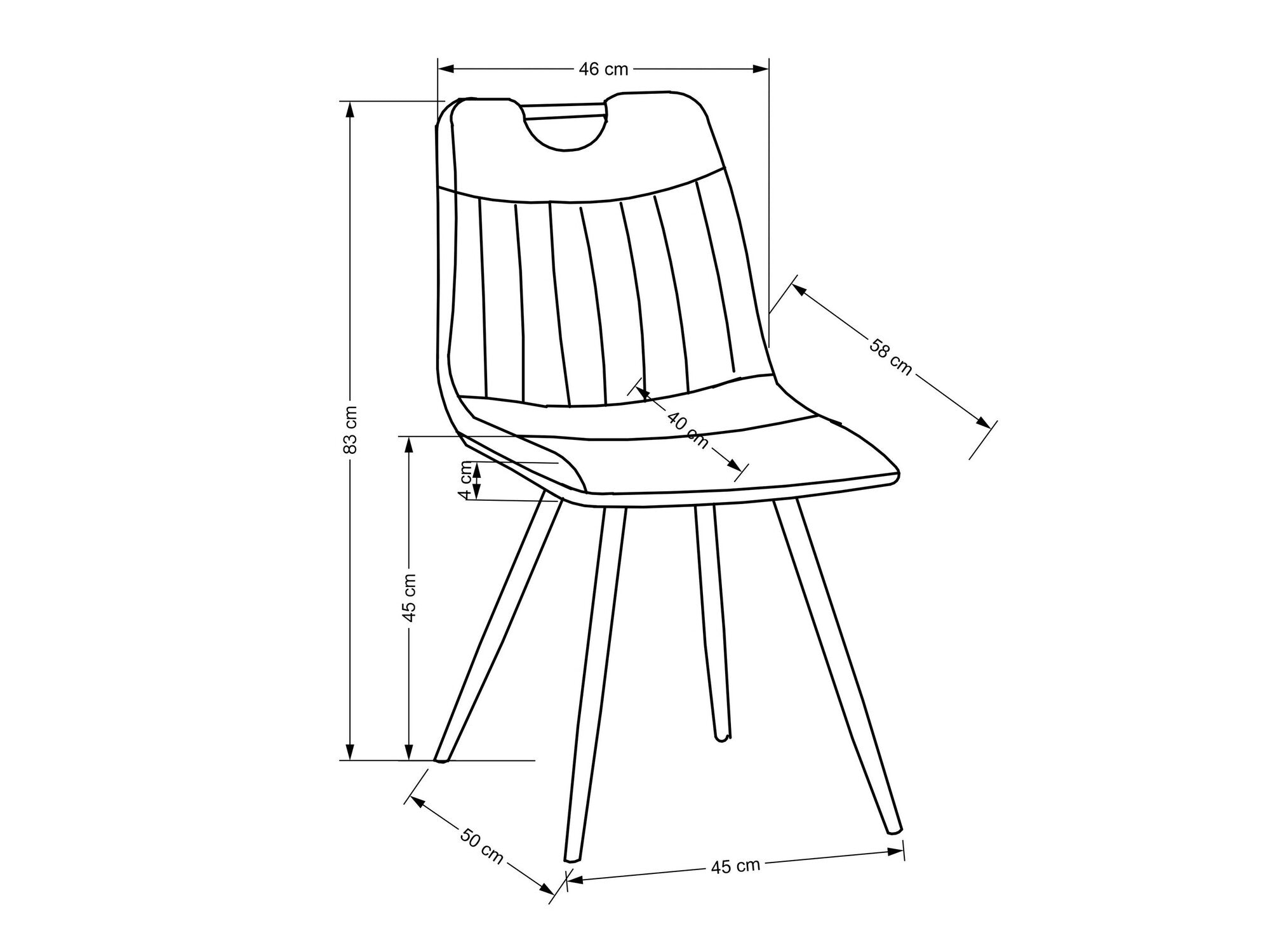 Kėdė K521 kėdė, tamsi žalia V-CH-K/521-KR-C.ZIELONY (Žalia)