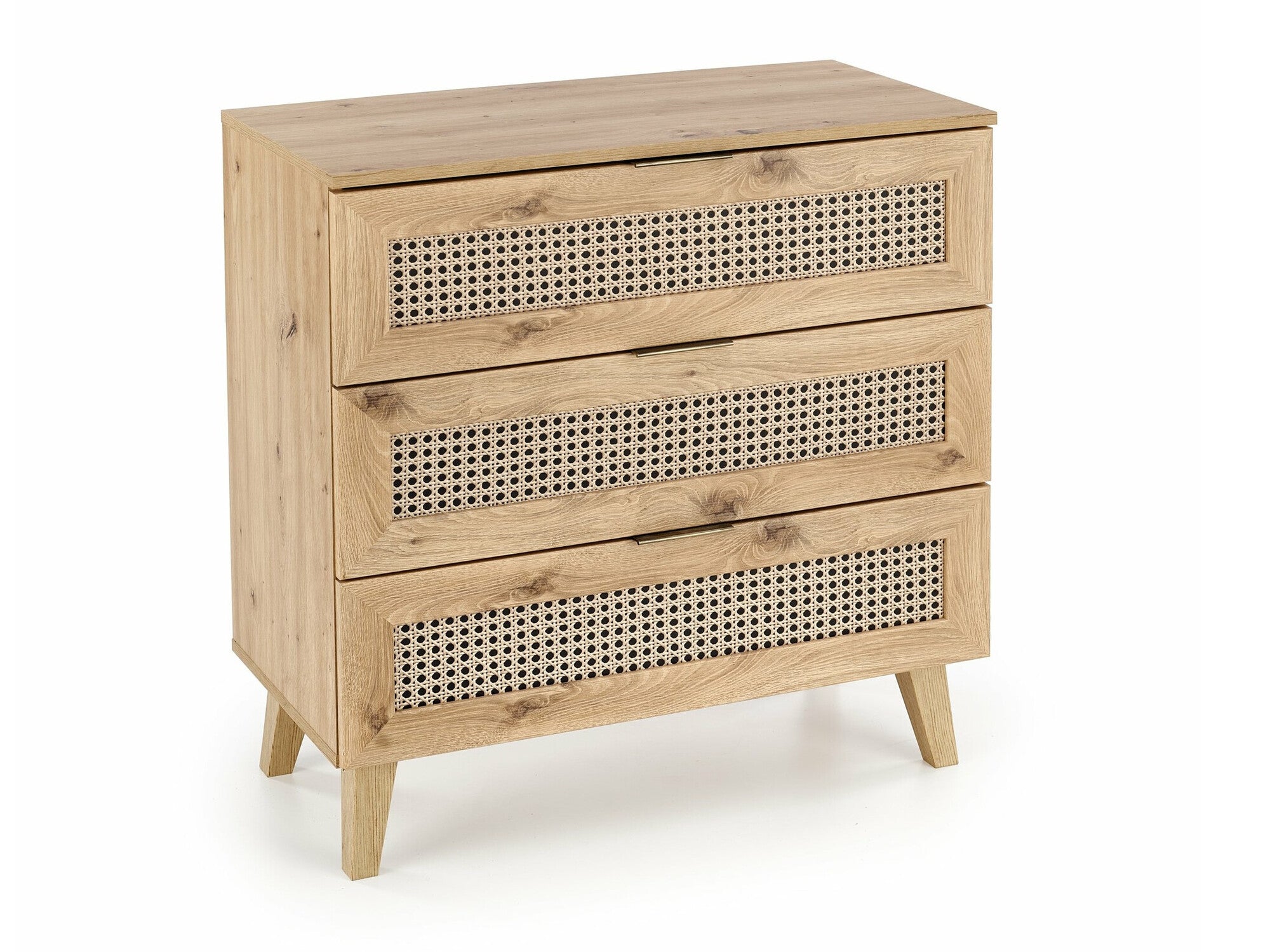 Komoda BORNEO KM-2 skrynia, artisan ąžuolas / juoda V-PL-BORNEO-KM-2