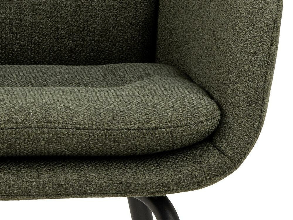 Kėdė Dora dining kėdė with armrest žalia 0000102654 (Žalia)