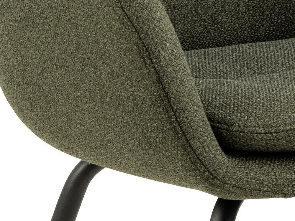 Kėdė Dora dining kėdė with armrest žalia 0000102654 (Žalia)