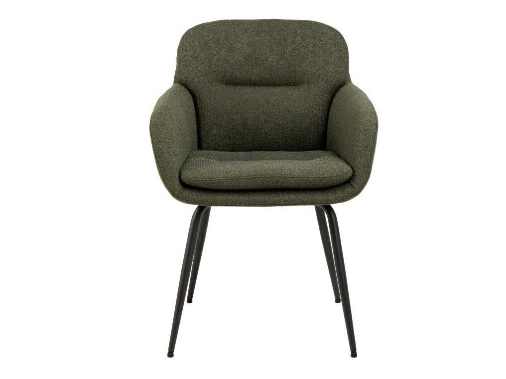 Kėdė Dora dining kėdė with armrest žalia 0000102654 (Žalia)