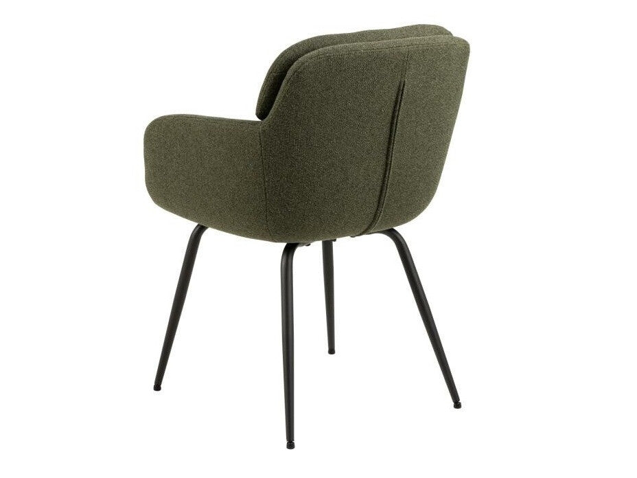 Kėdė Dora dining kėdė with armrest žalia 0000102654 (Žalia)