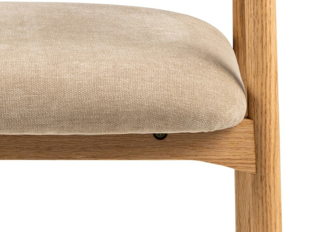 Kėdė Addi dining kėdė with armrest smėlio 0000102361