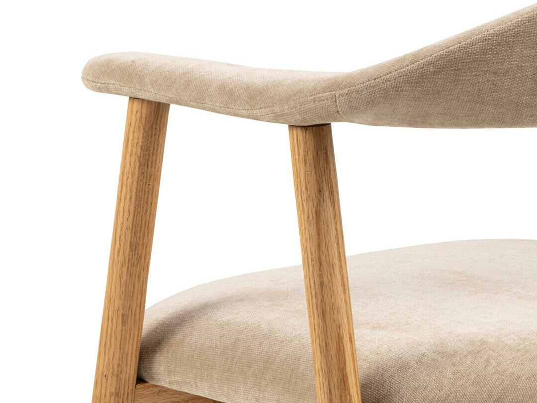 Kėdė Addi dining kėdė with armrest smėlio 0000102361