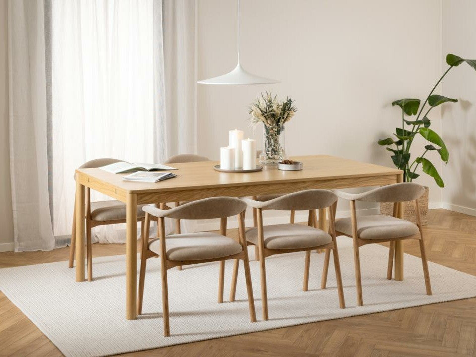 Kėdė Addi dining kėdė with armrest smėlio 0000102361