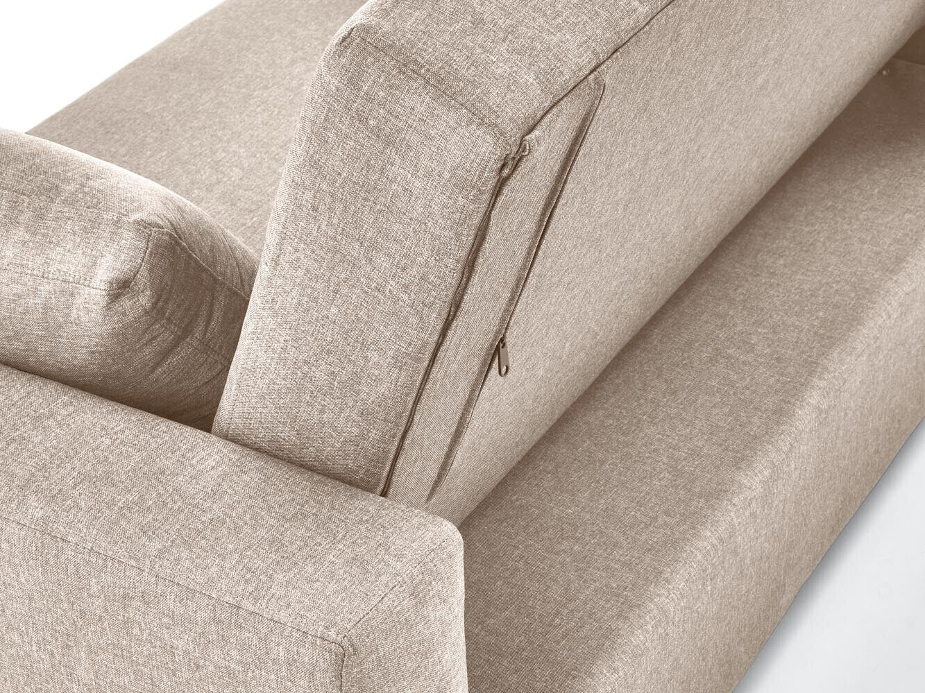 Sofa lova PAULINIO folding sofa color: smėlio V-CH-PAULINIO-SOFA-BEŻOWY (Beige)