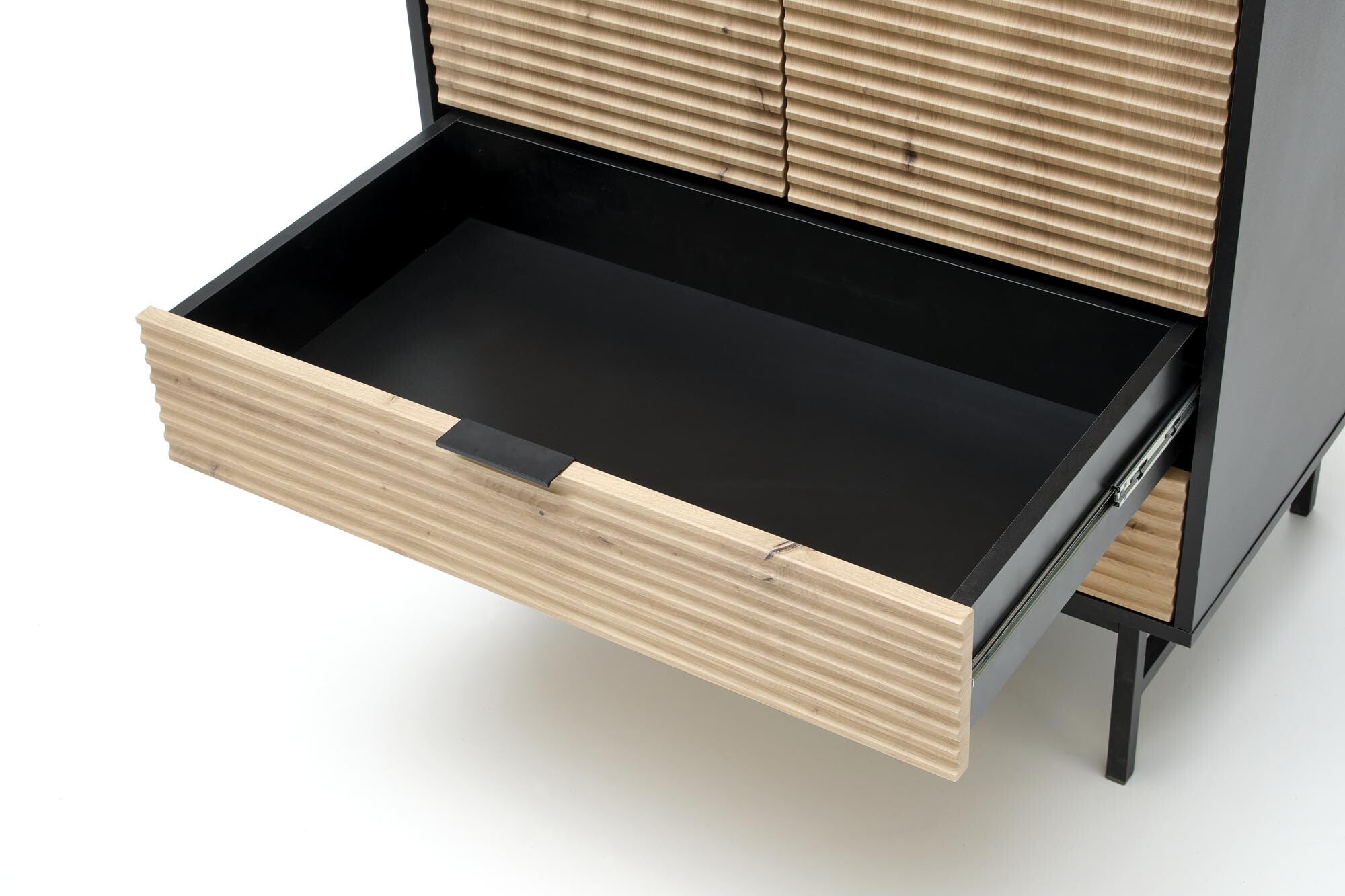 Spinta MURANO S-1 spinta, artisan ąžuolas / juoda V-PL-MURANO-S-1