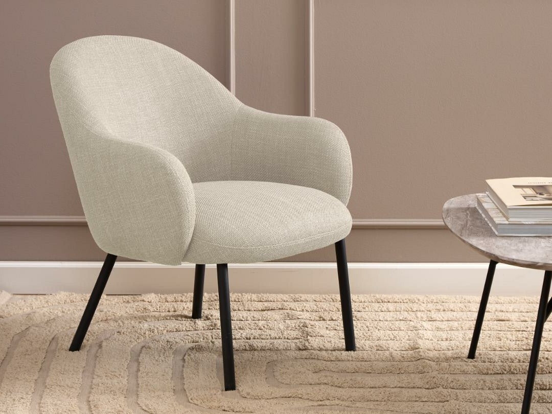 Fotelis Spencer lounge kėdė, Spalva: Beige