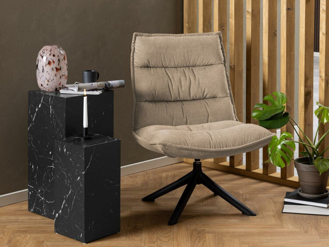 Fotelis Blizzard lounge kėdė, Spalva: Beige