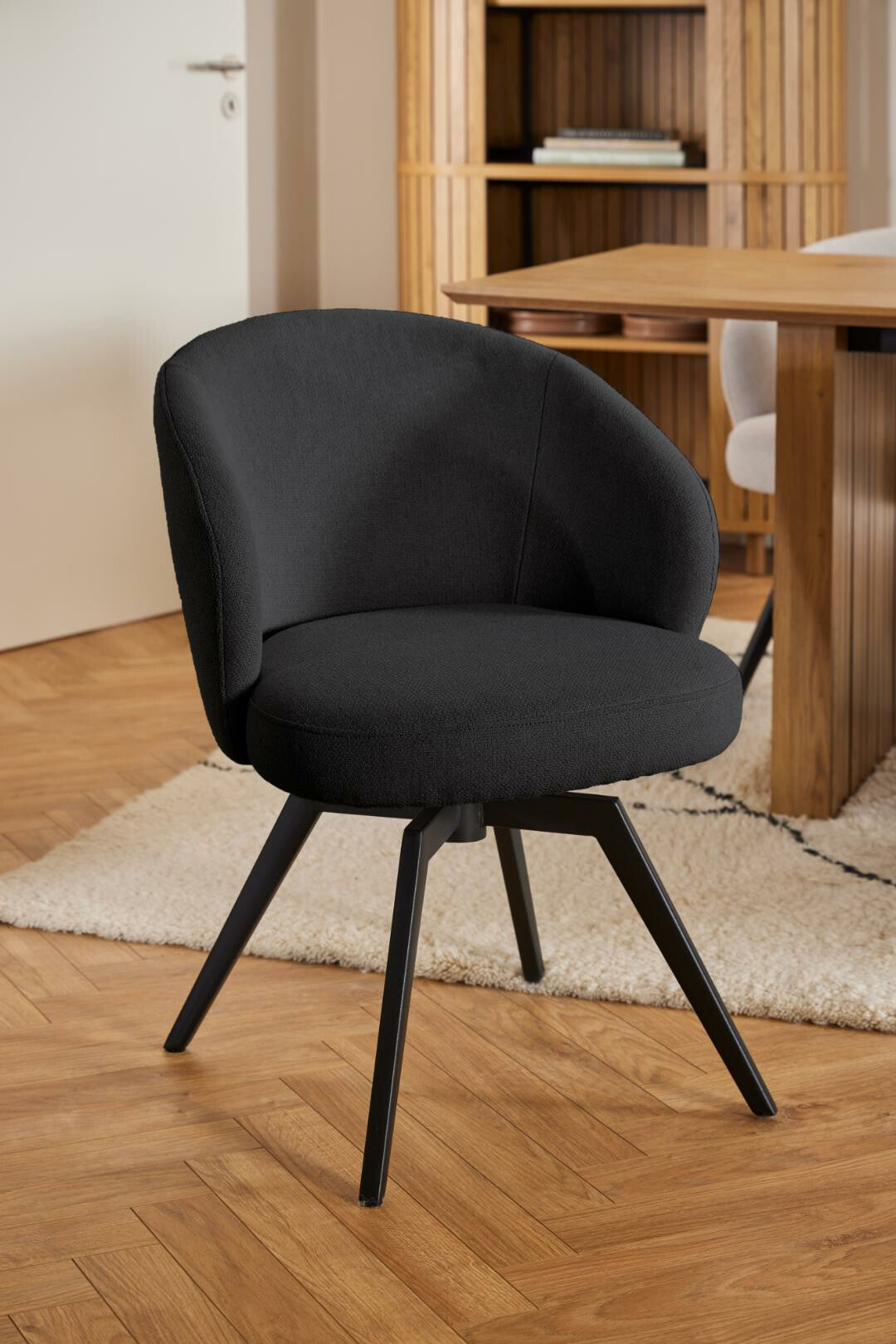 Kėdė Darlene dining kėdė with armrest pilka 0000109094 (Tamsi pilka)