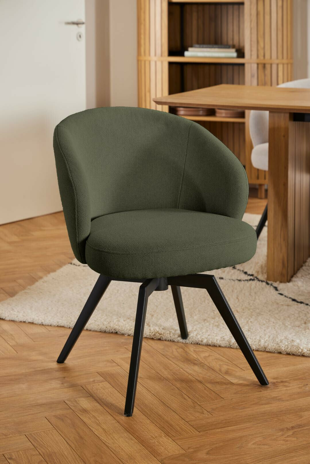 Kėdė Darlene dining kėdė with armrest žalia 0000109092 (Žalia)