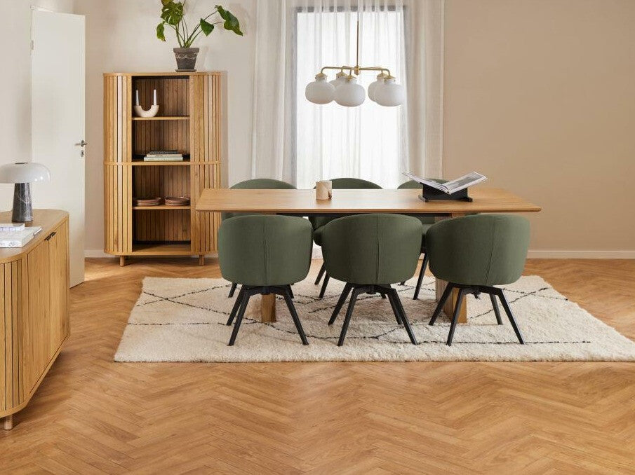 Kėdė Darlene dining kėdė with armrest žalia 0000109092 (Žalia)