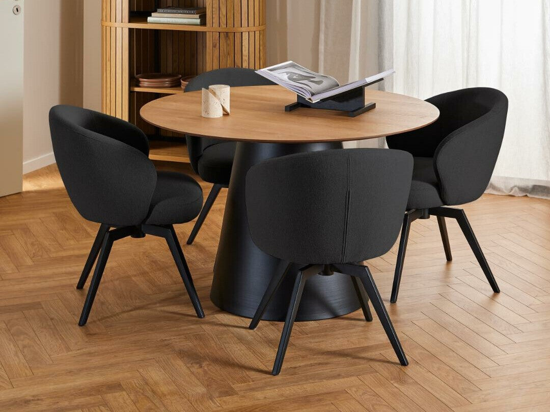 Kėdė Darlene dining kėdė with armrest pilka 0000109094 (Tamsi pilka)