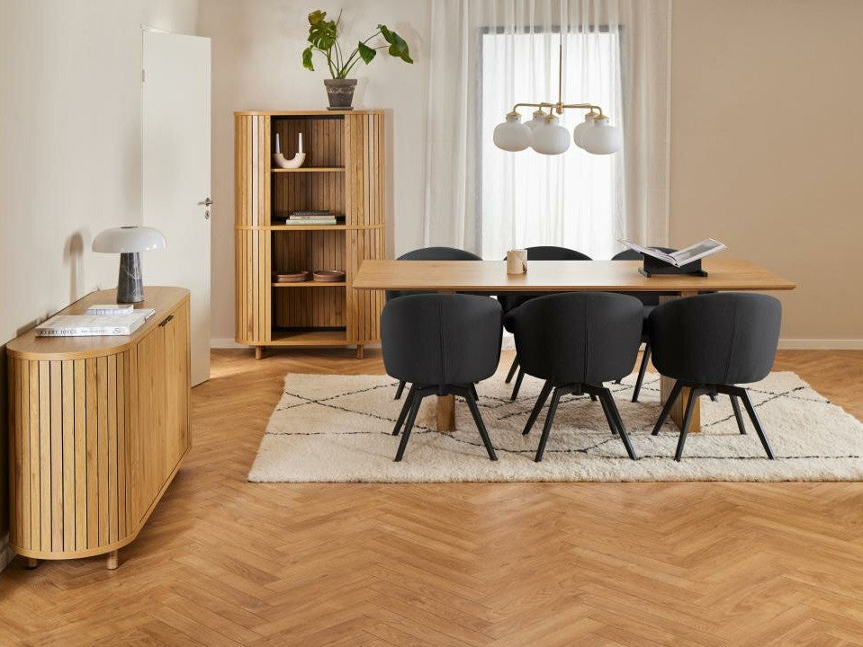 Kėdė Darlene dining kėdė with armrest pilka 0000109094 (Tamsi pilka)