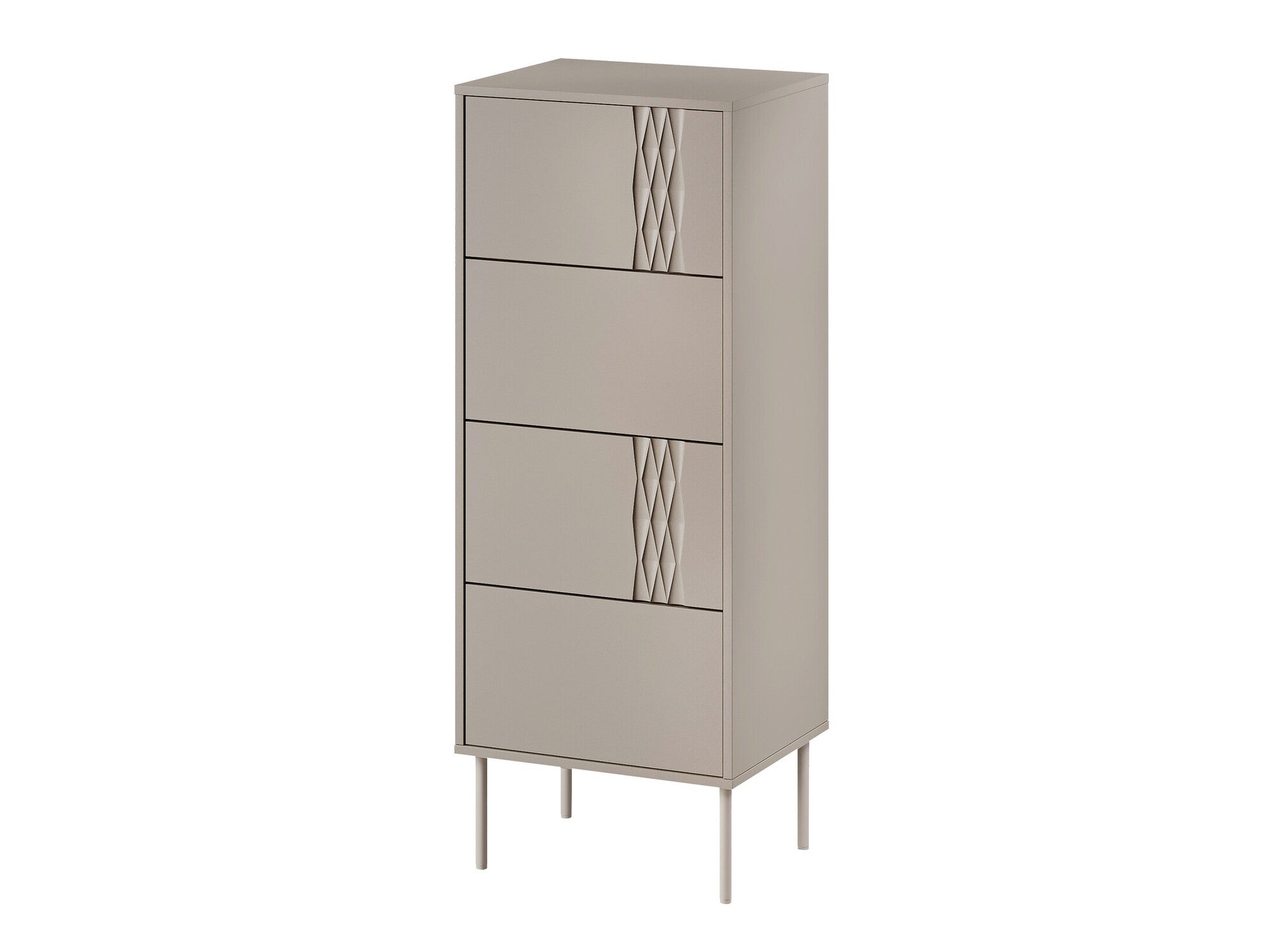 Komoda TRESSE 4S, Spalva: Beige