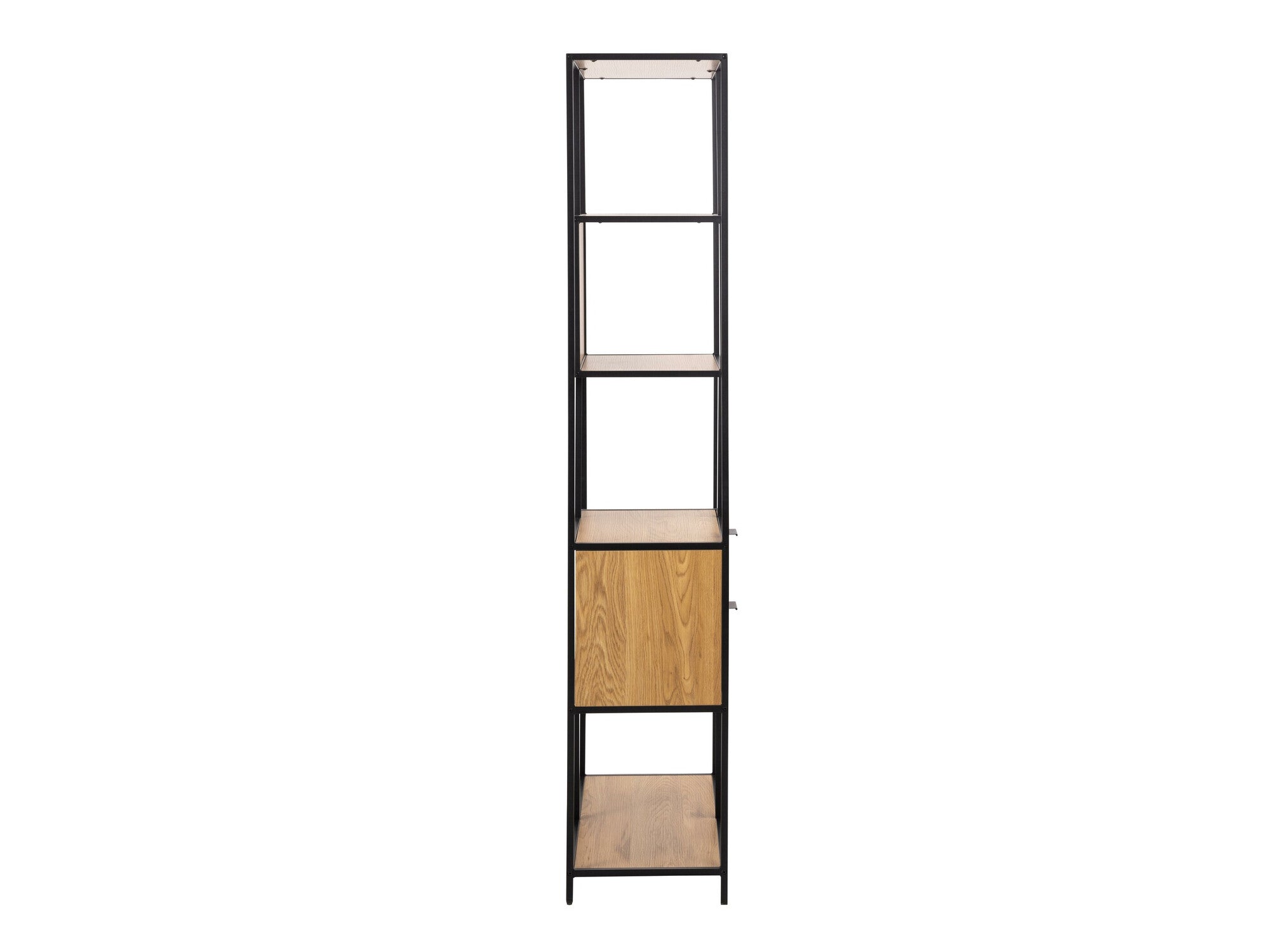 Lentyna Seaford bookcase natural 0000109279 (Juoda + Laukinis ąžuolas)