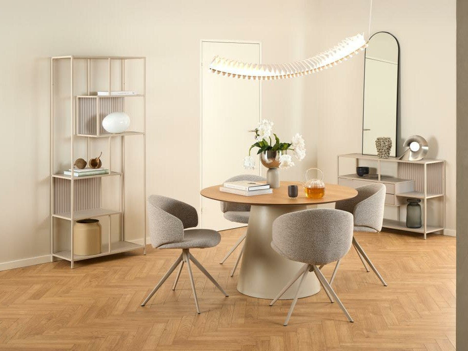 Kėdė Ella dining kėdė smėlio 0000109559 (Pilka + Beige)