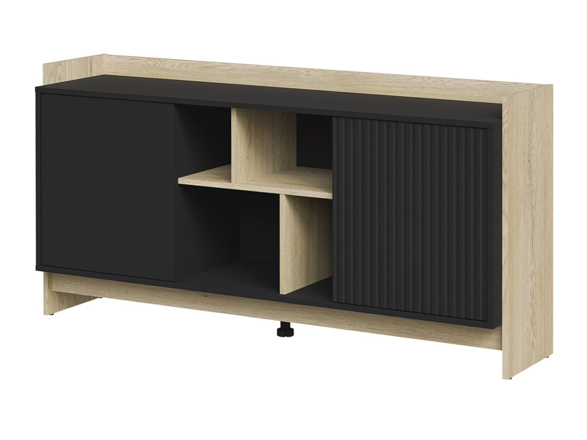Spintelė Komoda PORTO 150 2D Dąb Cremona/Czarny 5903211386206