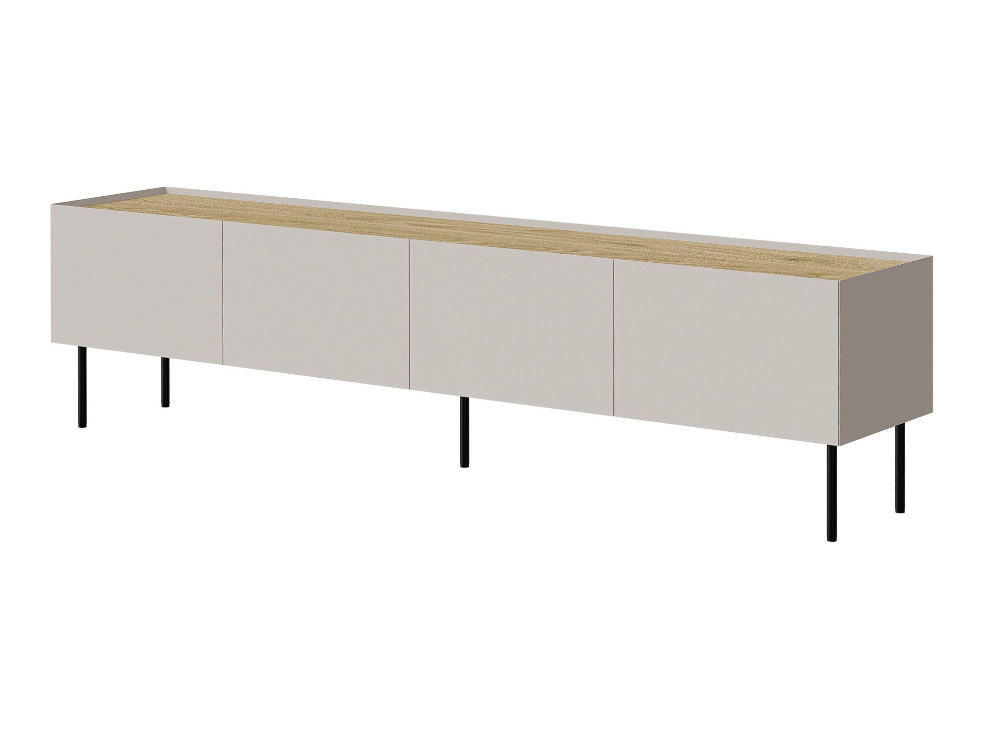 TV staliukas Szafka RTV FELLINI 200, Spalva: Kašmyras + Ąžuolas