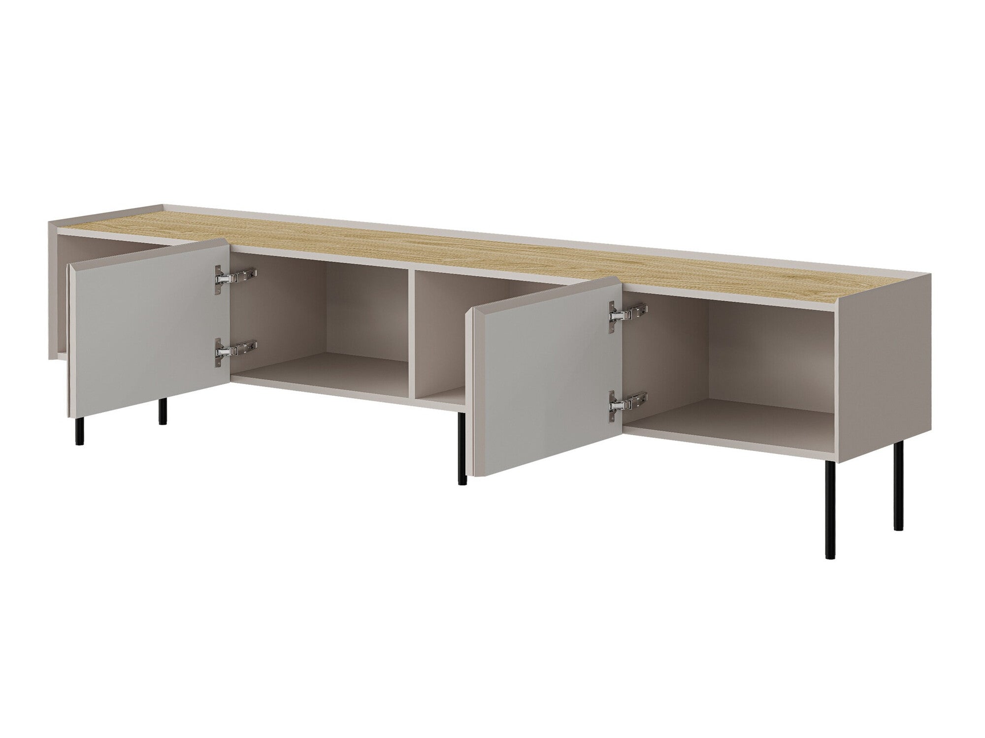 Svetainės komplektas Meble FELLINI I, Spalva: Šviesus alyvmedis + Ąžuolas