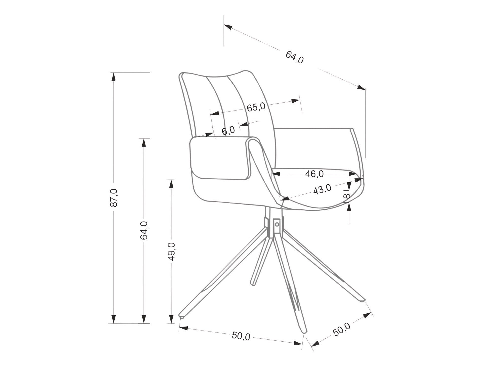 Kėdė K579 kėdė, žalia V-CH-K/579-KR-ZIELONY (Chaki)