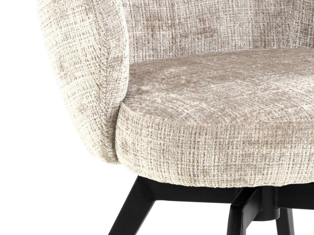 Kėdė Darlene dining kėdė with armrest 0000109362, Spalva: Šviesi ruda