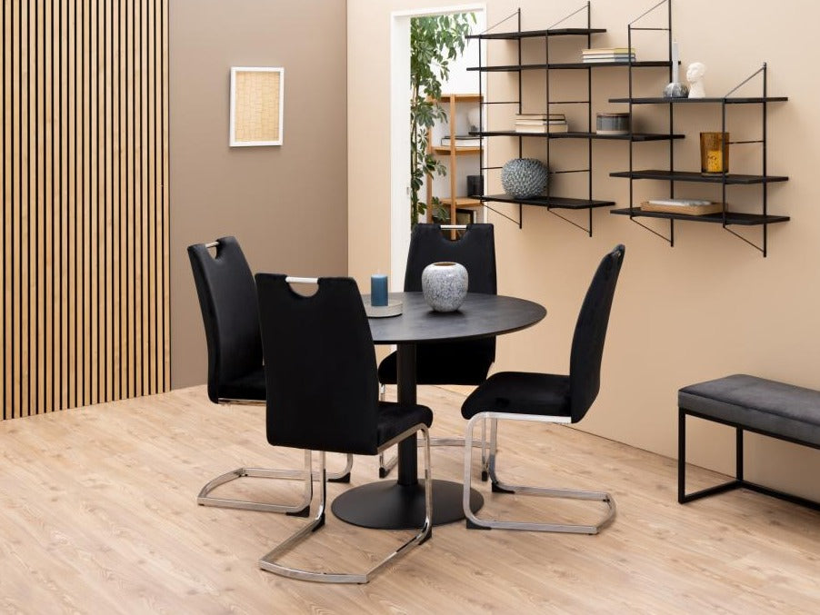 Stalas Ibiza dining stalas juoda H000024900 (Juoda)