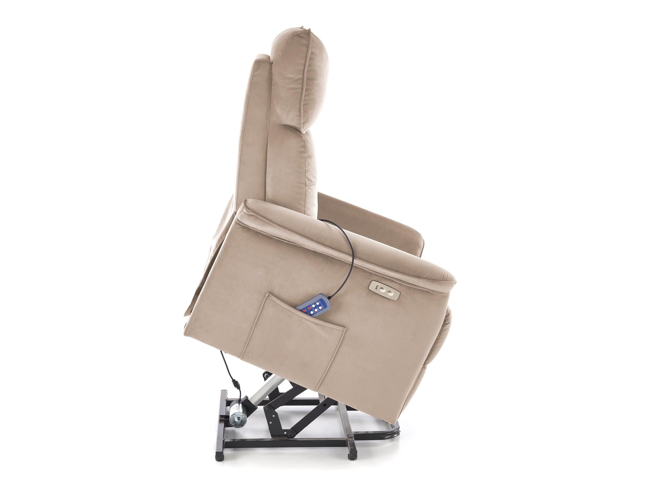 Fotelis reglaineris SEMIR 2 leisure kėdė, beige V-CH-SEMIR_2-FOT-BEŻOWY (Beige)