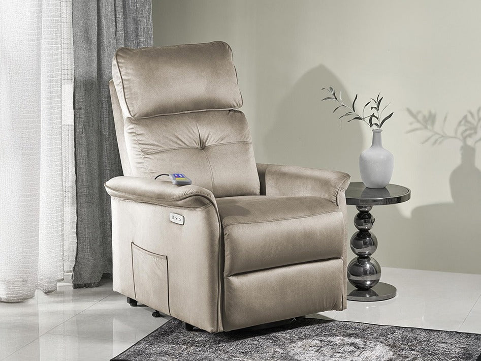 Fotelis reglaineris SEMIR 2 leisure kėdė, beige V-CH-SEMIR_2-FOT-BEŻOWY (Beige)