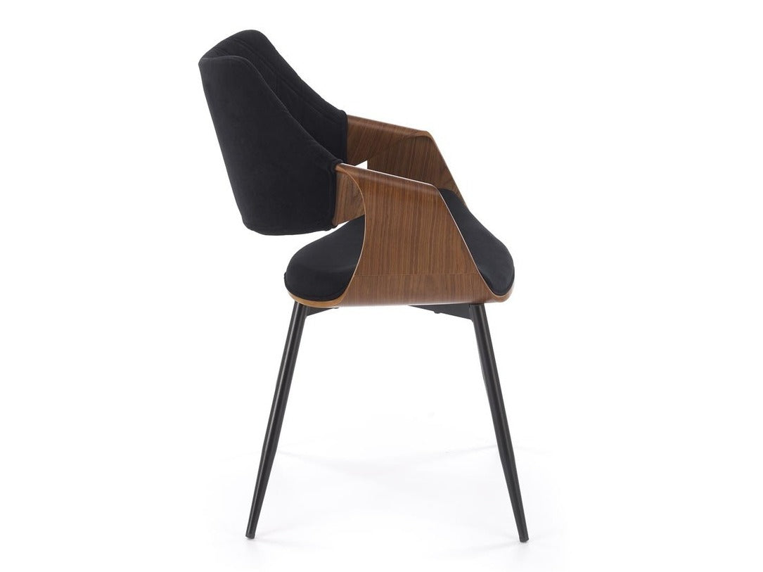 Kėdė K586 kėdė, color: graikinis riešutas / juoda V-CH-K/586-KR