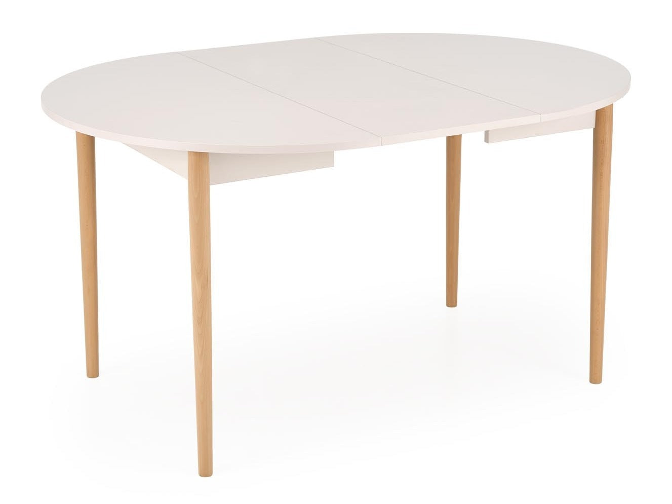 Stalas PIVOT extension stalas top - kašmyras, kojos - natural V-PL-PIVOT-ST-KASZMIR/NATURALNY (Šviesus medis + Kašmyras)