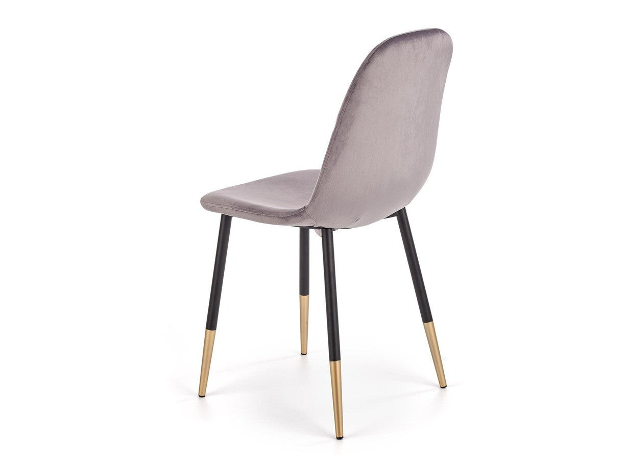 Kėdė K379 V-CH-K/379-KR-POPIEL, Spalva: Pilka