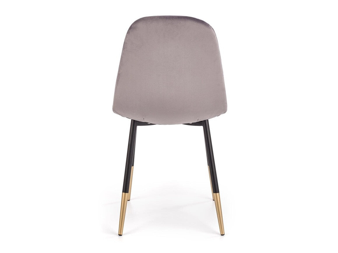 Kėdė K379 V-CH-K/379-KR-POPIEL, Spalva: Pilka