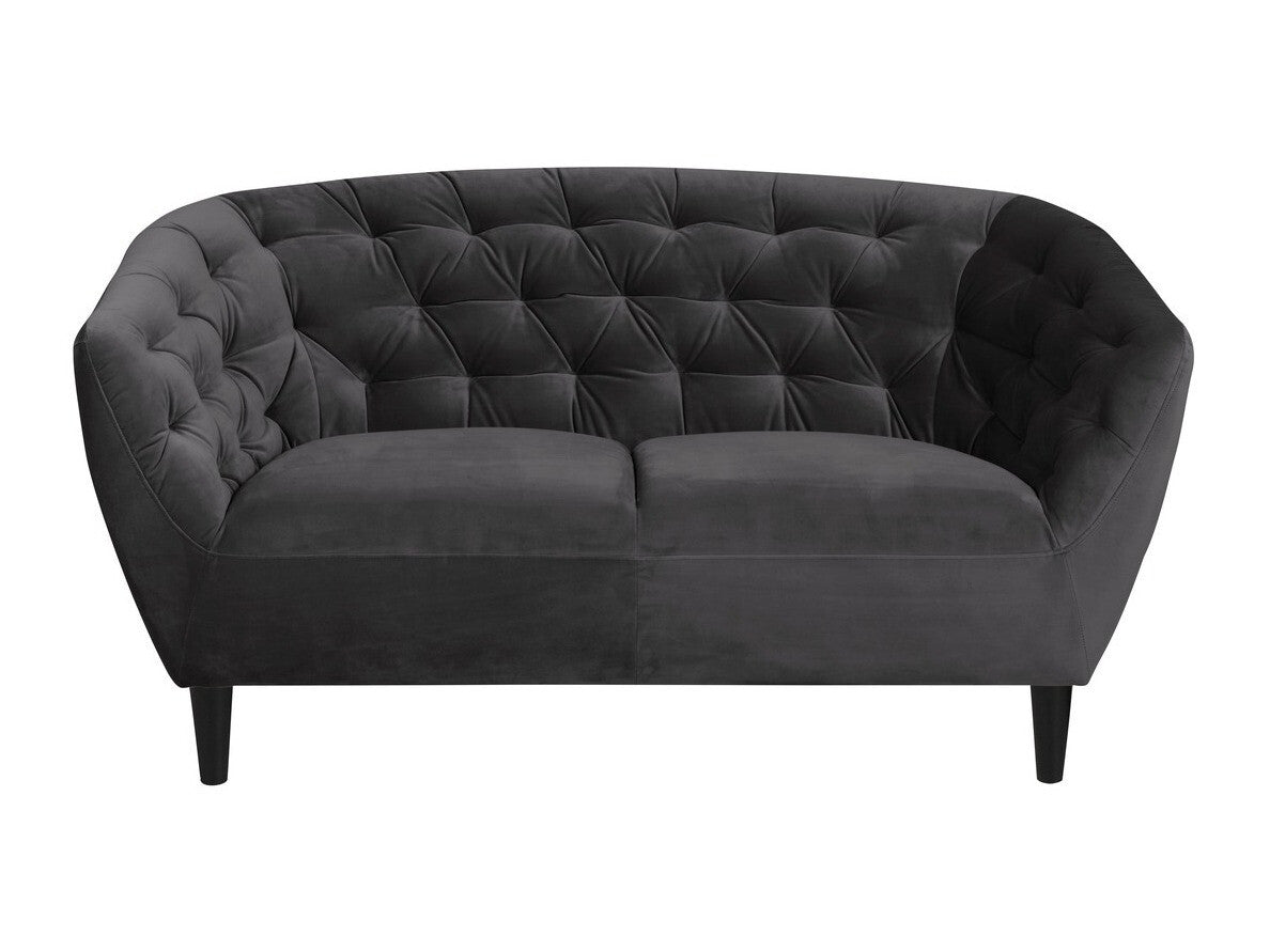 Chesterfield sofa Ria 0000072636, Spalva: Tamsi pilka