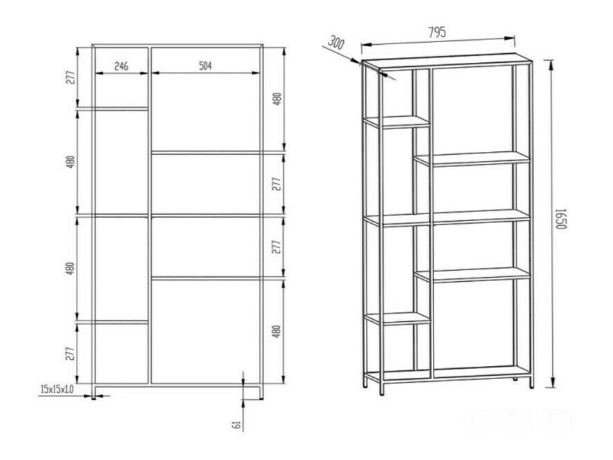 Lentyna Newcastle 0000087550 Spalva: Juoda